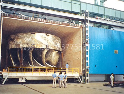 全自動(dòng)大型平移爐門燃?xì)馀_(tái)車爐